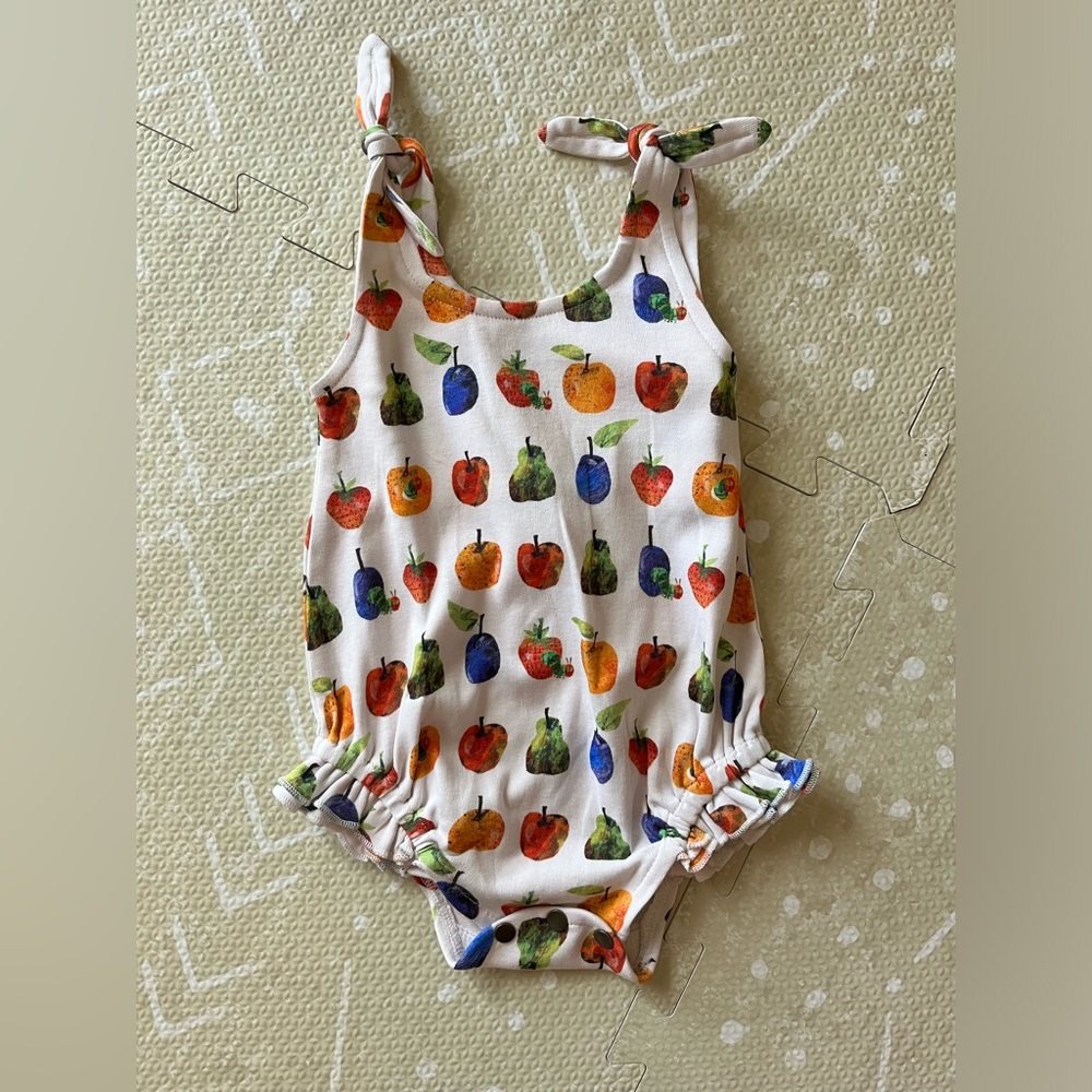 The very hungry caterpillar bubble romper